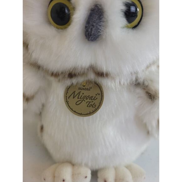 Aurora World Miyoni Tots Snowy Owl Cute Adorable Plush Stuffed Animal Toy 9" - Picture 2 of 10